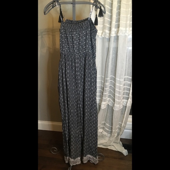 NWT L Love Black Smocked Romper/Jumper sz 2XL - Picture 2 of 5